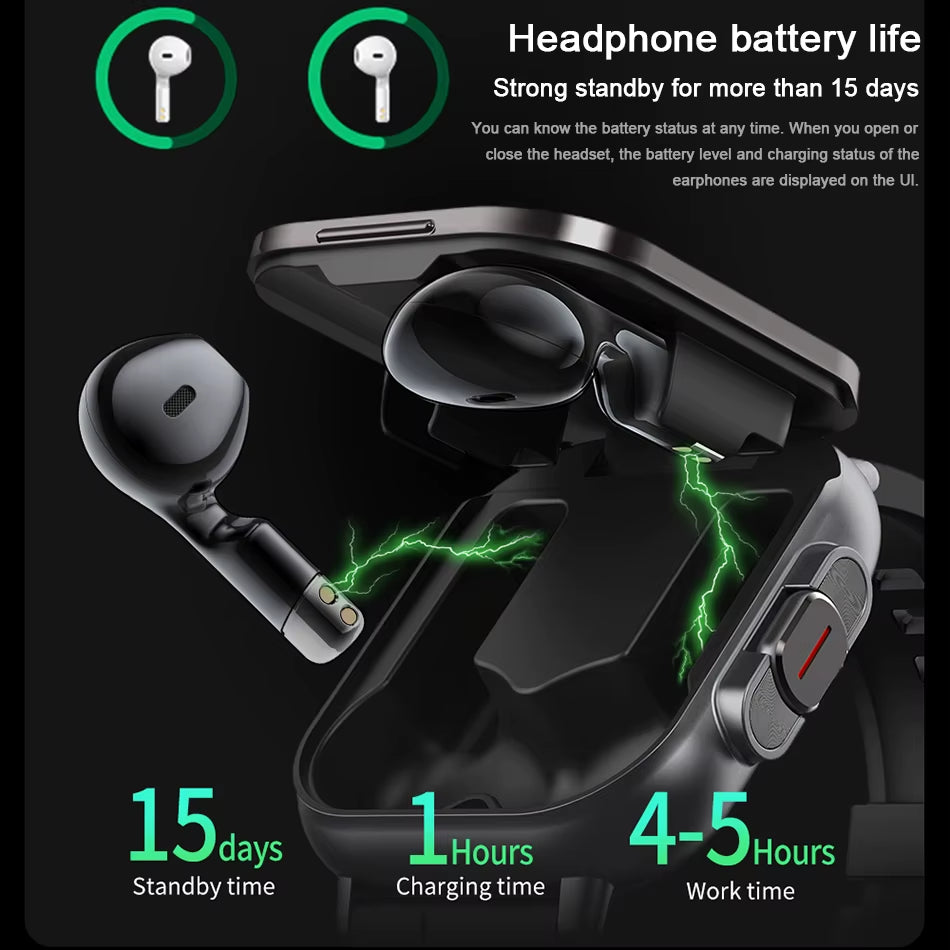 FusionBeat™ 2-in-1 Smartwatch & TWS Earbuds – Wear the Future on Your Wrist